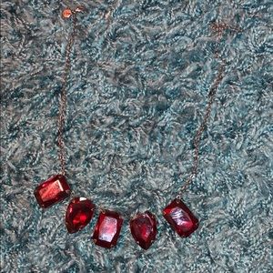 Swarovski red necklace